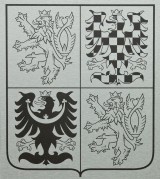 Velký státní znak České republiky z hliníkové desky