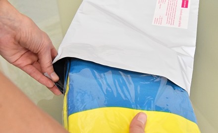 Vlajka Ukrajiny, výroba a prodej