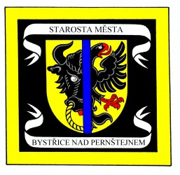 Standarta starosty města Bystřice nad Pernštejnem