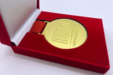 Ukázka sportovní medaile v krabičce