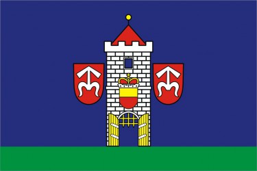 Návrh vlajky města Moravský Krumlov