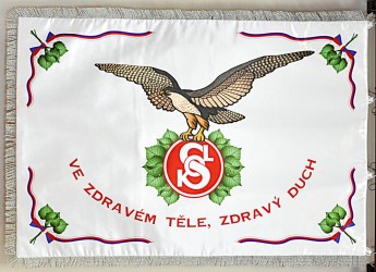 Tištěný prapor, realizace T.J. Sokol Český Dub.