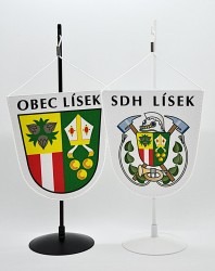 Zakázková výroba stolních vlaječek pro obce/města a hasičské sbory
