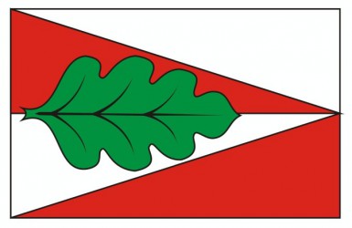 Návrh vlajky obce Panské Dubenky