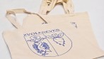 Bavlněná natural textilní taška se znakem a názvem obce Zvoleněves.