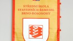Tištěný prapor - Střední škola stavebních řemesel Brno-Bosonohy