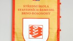 Tištěný prapor - Střední škola stavebních řemesel Brno-Bosonohy