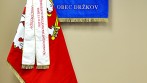 Vyšívané symboly obce Držkov