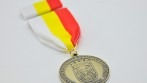 Pamětní medaile vyhotovena na zakázku s vlastní grafikou.