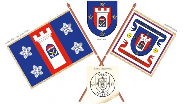 Návrh komunálních symbolů obce Zvěstov