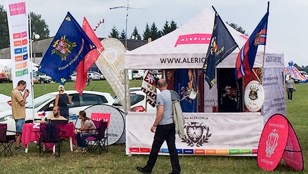 Beach vlajky, nůžkové stany pro zájmové spolky a sportovní kluby