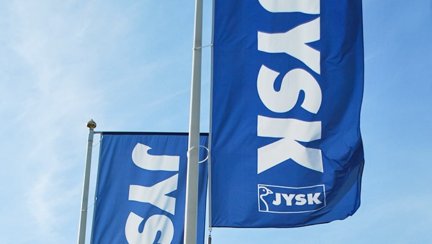 Venkovní firemní tištěné vlajky