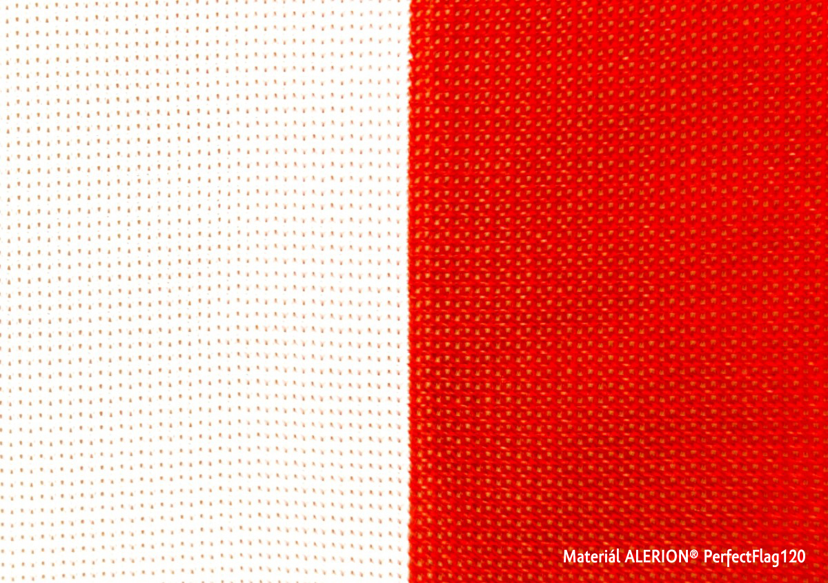 Detail materiálu PerfectFlag120